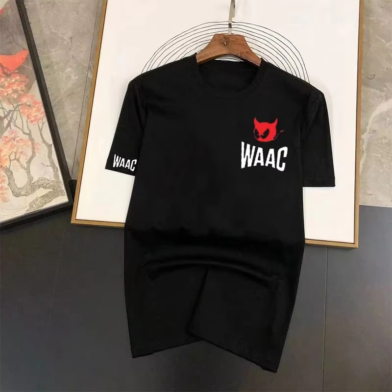 Streetwear Brand Golf - Kaos Katun Grafis Logo Klasik Hitam