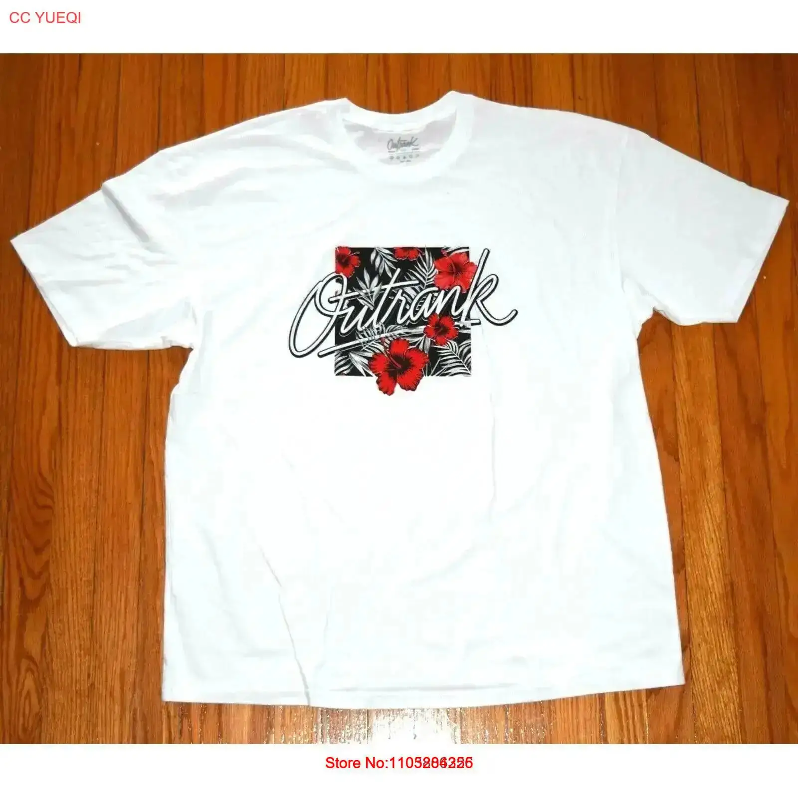 Streetwear Brand With Flowers - Kaos Pria OutRank Brand Miami Streetwear