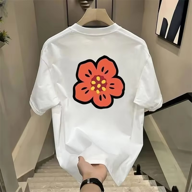 Streetwear Brand With Flowers - Kaos Bunga Kartun 2026 Pria Wanita