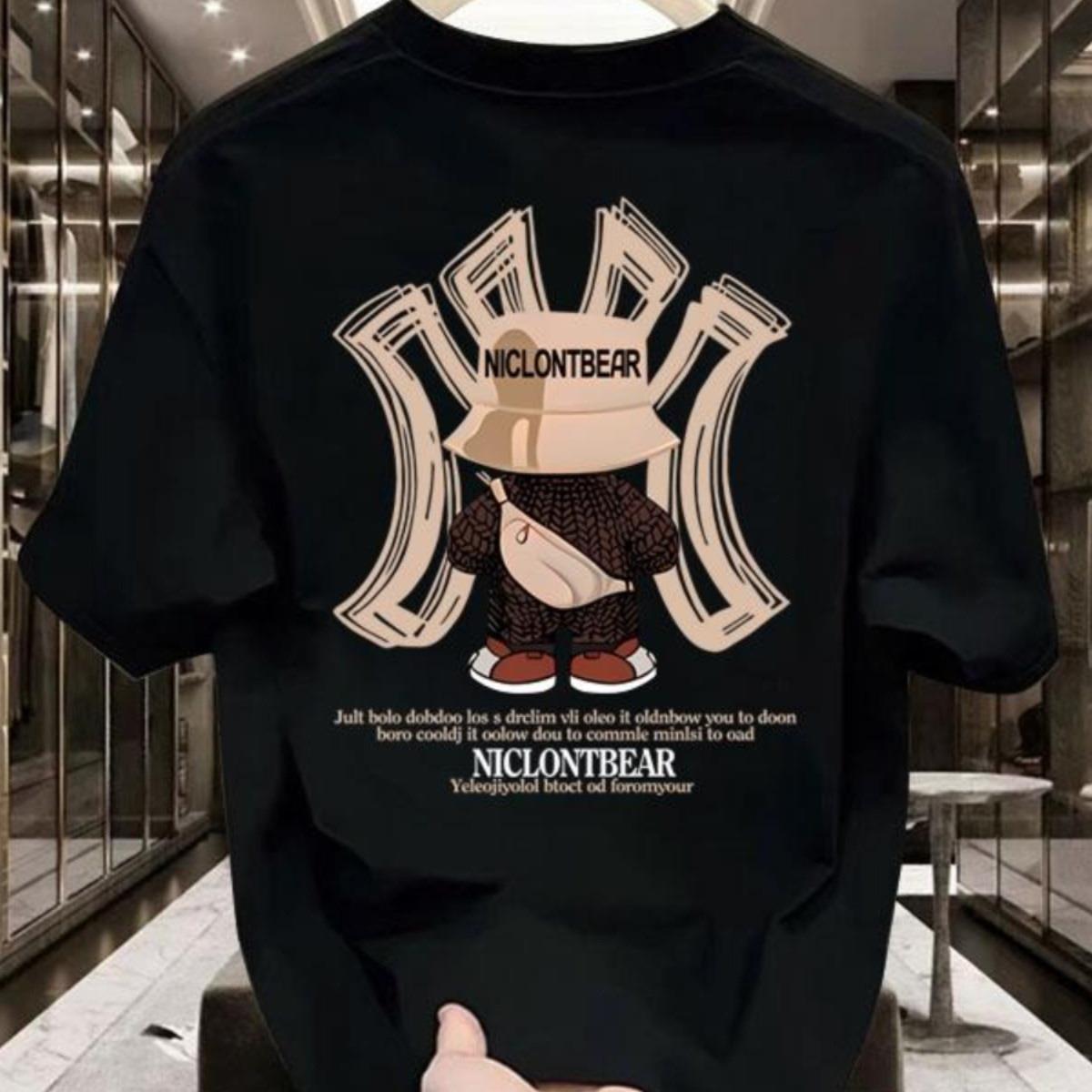 Streetwear Brand Jersey - Kaos pria katun 2026 merek mewah