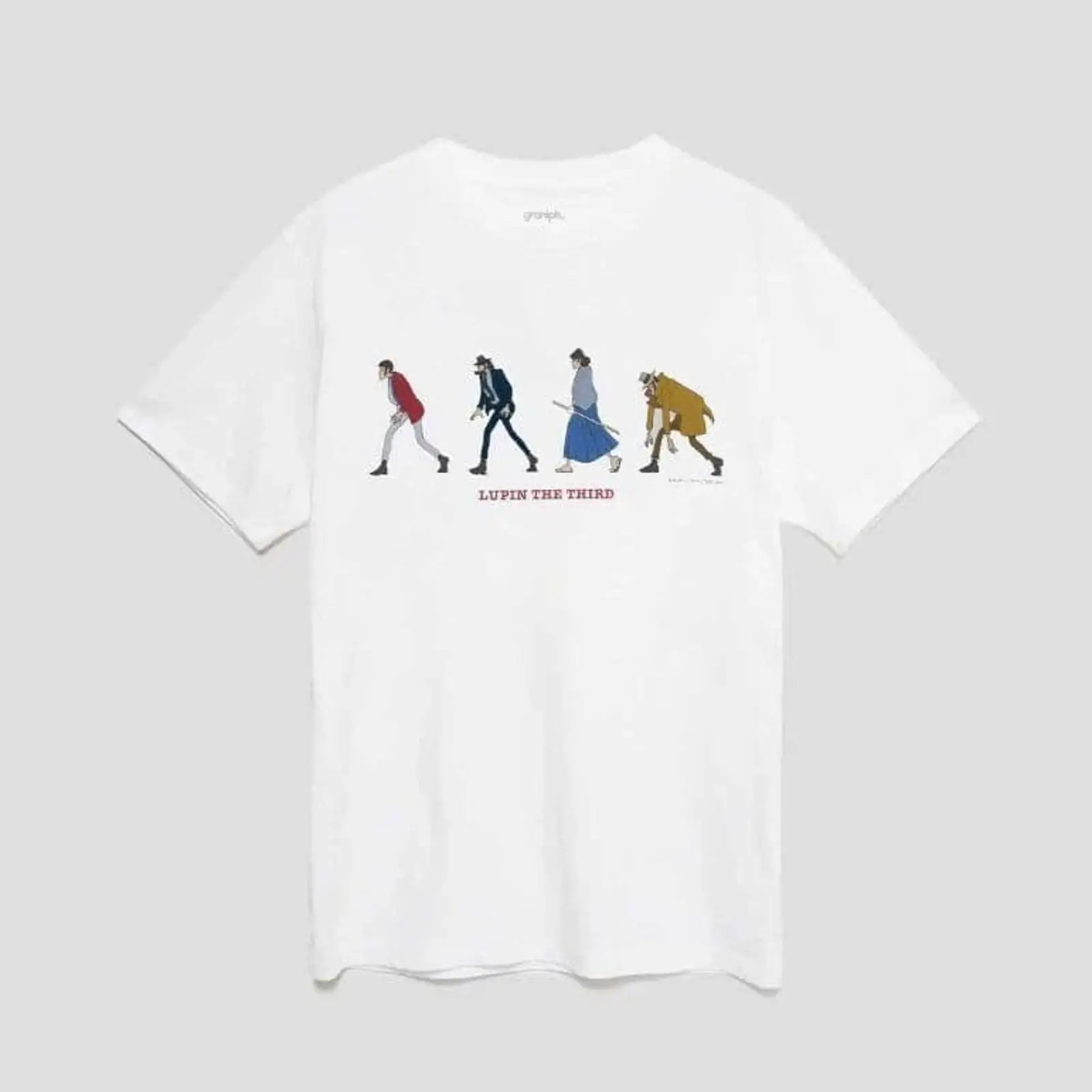 Streetwear Brand Vintage - Kaos Graniph Lupin III Ukuran L