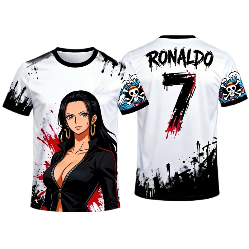 One Piece Luffy No.7 Jersey Ol - Streetwear Brand Jersey ulasan dan harga
