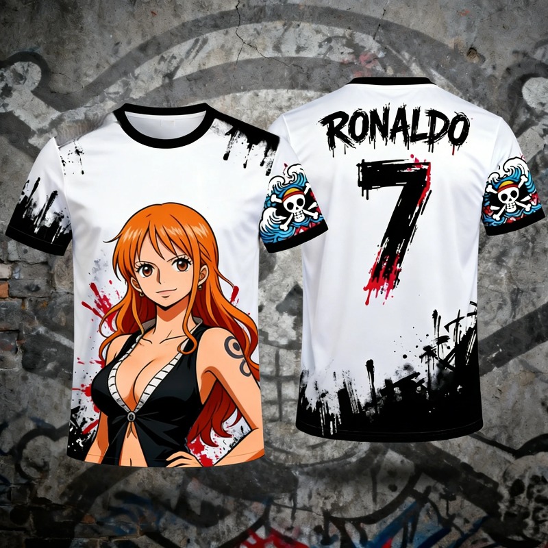 One Piece Luffy No.7 Jersey Ol - Streetwear Brand Jersey ulasan dan harga