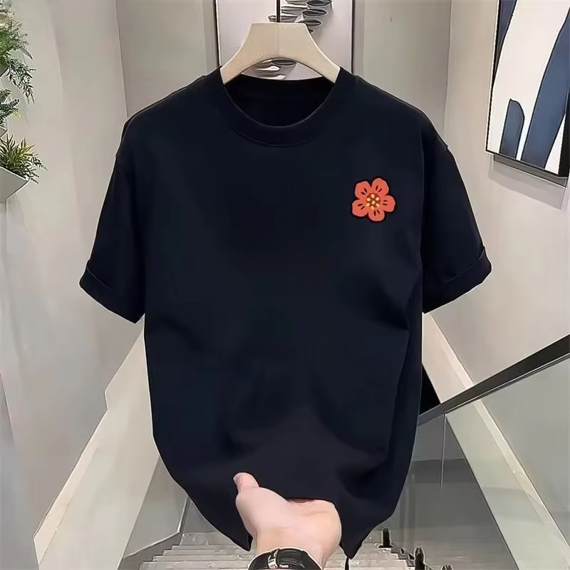 Kaos Katun Pria Motif Bunga Ka - Streetwear Brand With Flowers ulasan dan harga