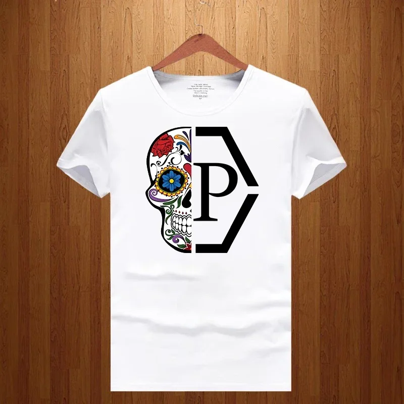 Kaos T-Shirt Lengan Pendek Lon - Streetwear Brand With Flowers ulasan dan harga