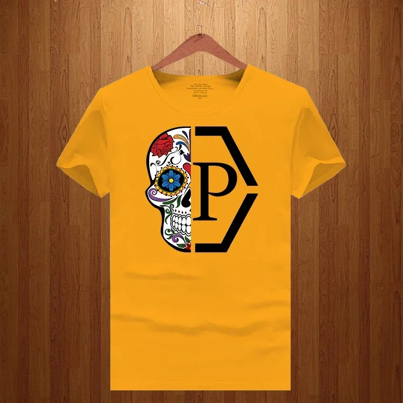 Kaos T-Shirt Lengan Pendek Lon - Streetwear Brand With Flowers ulasan dan harga