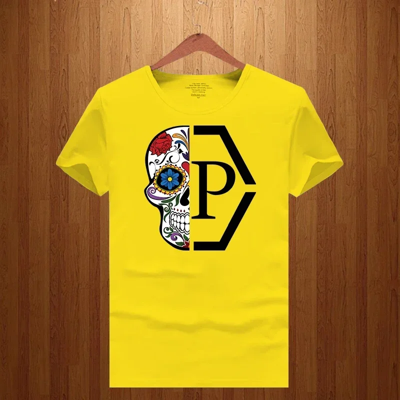 Kaos T-Shirt Lengan Pendek Lon - Streetwear Brand With Flowers ulasan dan harga