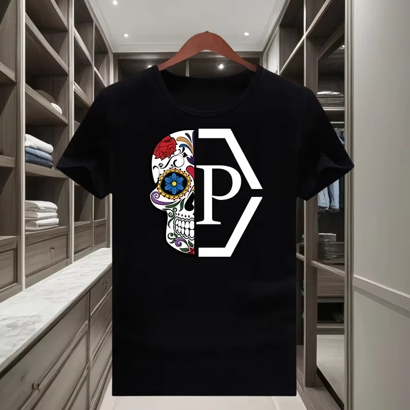 Kaos Setengah Tengkorak Bunga  - Streetwear Brand With Flowers ulasan dan harga