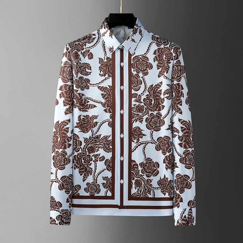Kemeja Pria Bermotif Bunga Ret - Streetwear Brand With Flowers ulasan dan harga