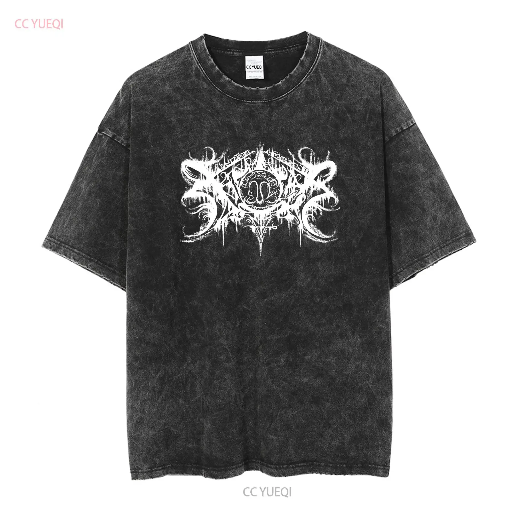 XASTHUR Kaus Baru Hitam Metal  - Streetwear Brand Vintage ulasan dan harga