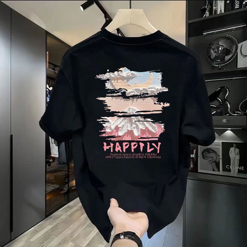 Kaus Katun Lengan Pendek Musim - Streetwear Brand Jersey ulasan dan harga